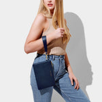Zana Wristlet Pouch | Navy