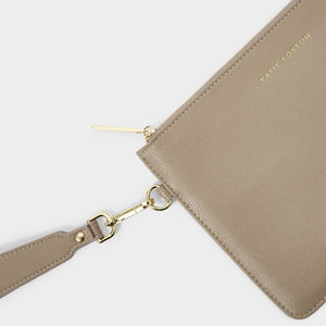 Zana Wristlet Pouch | Light Taupe
