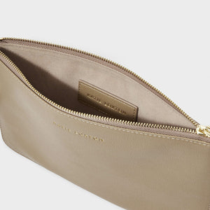 Zana Wristlet Pouch | Light Taupe