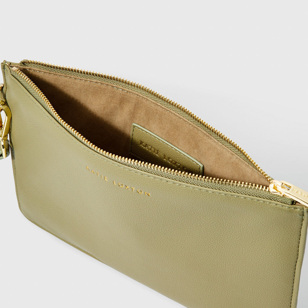 Zana Wristlet Pouch | Olive