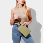 Zana Wristlet Pouch | Olive