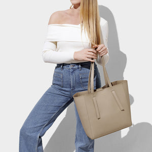 Emmy Tote | Light Taupe