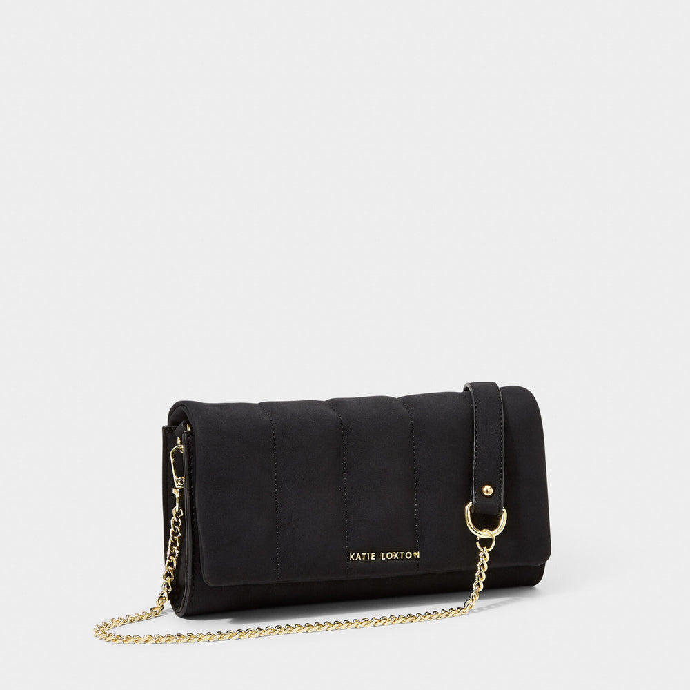 Kayla Quilted Crossbody | Black