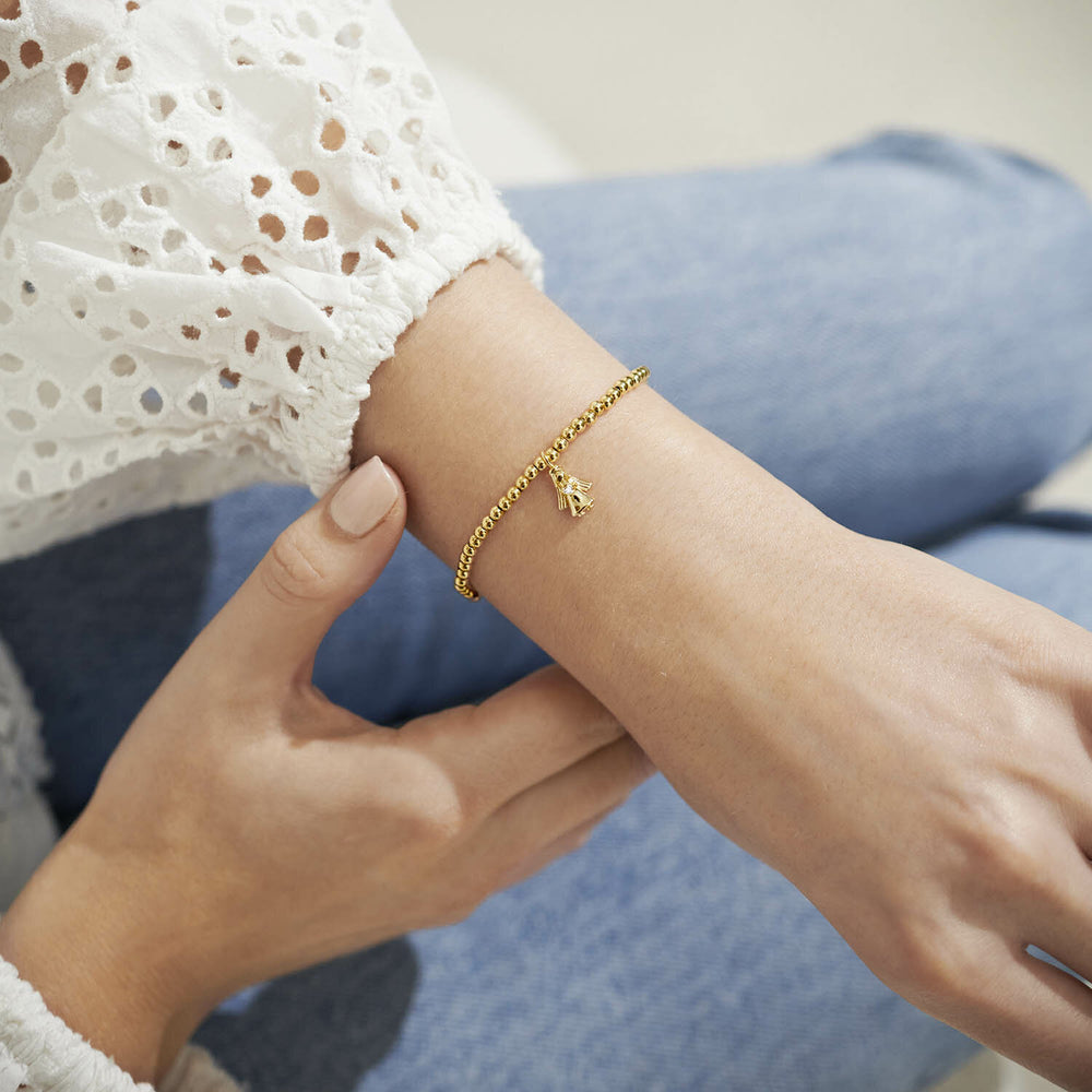 Gold A Little Guardian Angel Bracelet
