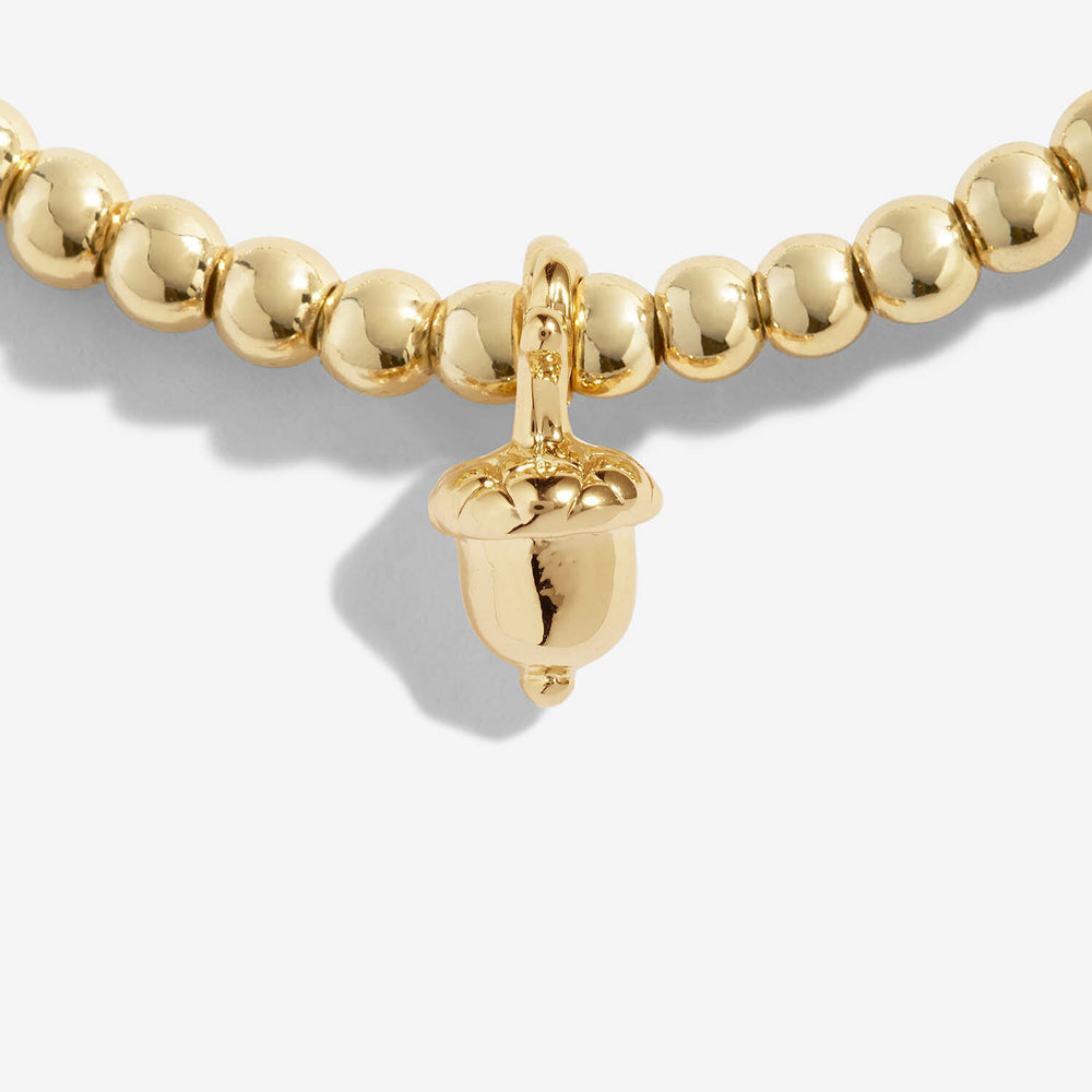 A Little 'Strength' Bracelet in Gold-Tone Plating