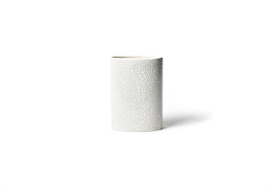 Stone Small Dot Mini Oval Vase