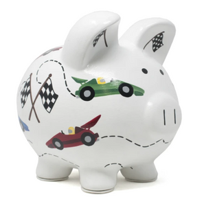 Vroom Race Car Piggy Bank