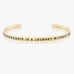 A True Friendship Is A Journey Without An End Bracelet